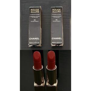 Chanel Rouge Allure Luminous Intense Lip Color 96 Excentrique Set of 2 NEW‎ READ